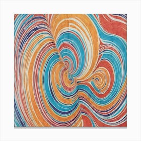 Swirl Painting Canvas Print