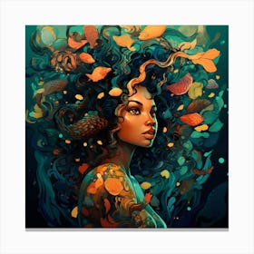 Mermaid 9 Canvas Print