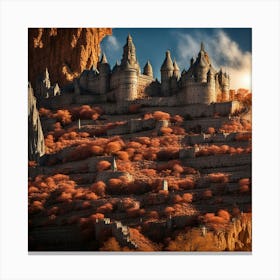 Harry Potter Castle Canvas Print