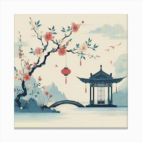 Chinese Painting 7 Canvas Print