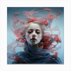 Woman With Red Hair Canvas Print