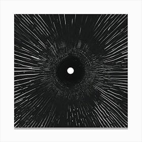 Black Hole Canvas Print