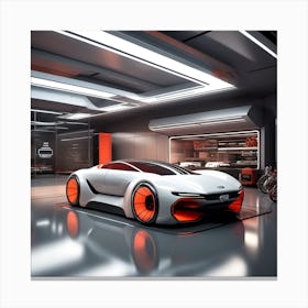 Futuristic Car Concept 2 Canvas Print