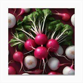 Radishes 53 Canvas Print