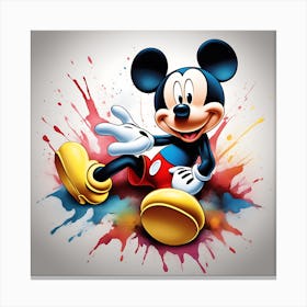 Mickey Mouse for kids room decor Canvas Print