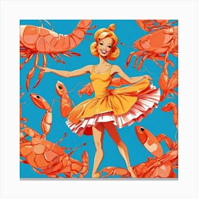 Crawfish Dancer Canvas Print