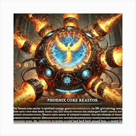 Phoenix Core Reactor Canvas Print