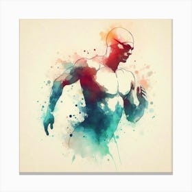 Running Man 1 Canvas Print