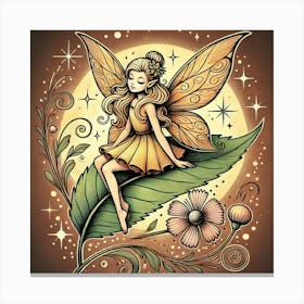 Tattoo Fairy 3 Canvas Print