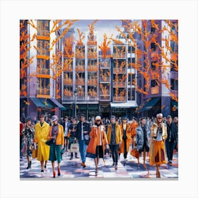 A Vibrant And Modern Illustration Of A Fashionable Shrfmccir7qs7sb48p3lhg 3ndt9gc Tzmkmml0pzkezq Canvas Print