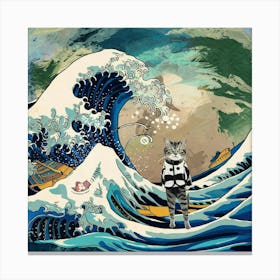 A Creative And Colorful Fusion Of The Great Wave O G4i A3dkt3ai 6jmkvxgzg Hpyh8ugsrniunbfyodcblq Canvas Print