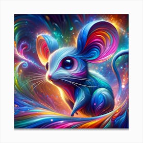 Cosmic Mouse Canvas Print