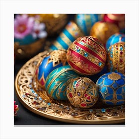 Easter Eggs Canvas Print