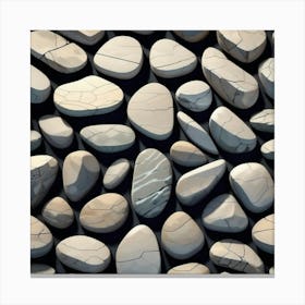 Pebbles 15 Canvas Print