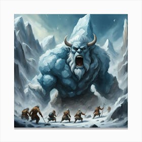 Ice Giants Canvas Print