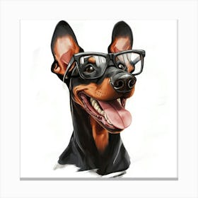 Doberman Canvas Print