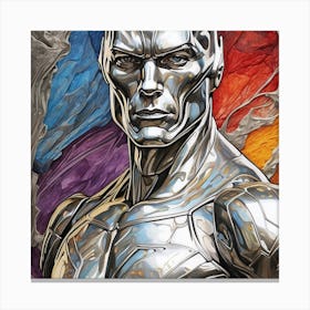 Silver - Tiger Canvas Print