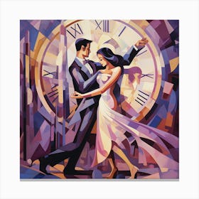 Clock Dancers Canvas Print