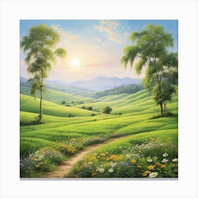 Summer'S Day Canvas Print