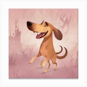 Double tailed Doggo Canvas Print