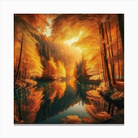 Autumn In The Forest 2 Canvas Print