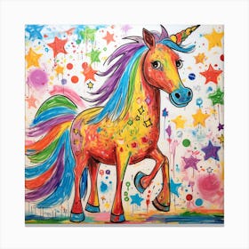 Zodiac Signs - Horse Canvas Print