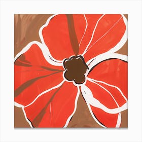 Red Poppy 1 Canvas Print