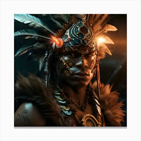 Indian Warrior Canvas Print