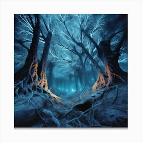 Dark Forest Canvas Print