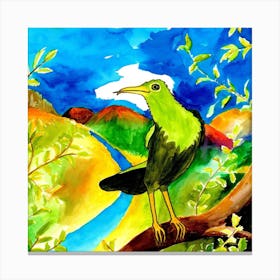 Bird Of Paradise Canvas Print