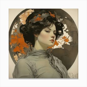 The Fatal Woman 1896 Georges De Feure Art Print 2 Canvas Print
