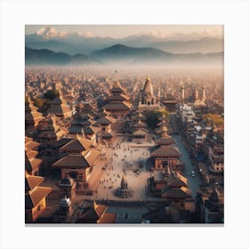 Kathmandu City Canvas Print