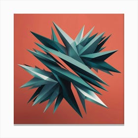 Abstract Starburst Canvas Print