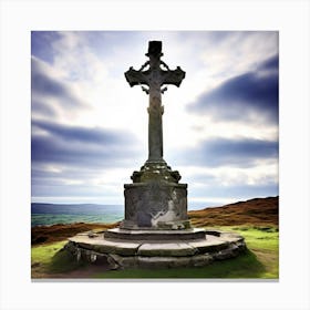 Cross On A Hill Canvas Print