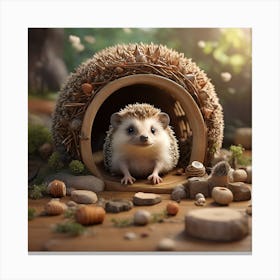 Hedgehog Canvas Print