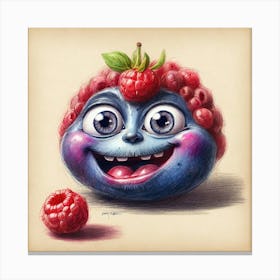 Raspberry Berry Canvas Print