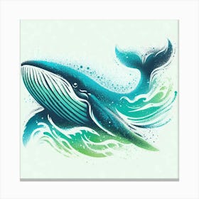Humpback Whale Canvas Print Canvas Print