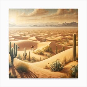 Desert Landscape 7 Canvas Print