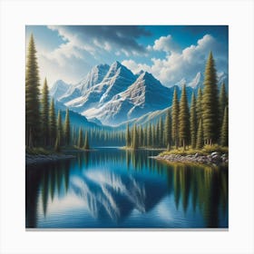 Mountain Lake 59 Canvas Print