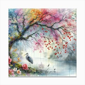 Cherry Blossom Tree Canvas Print