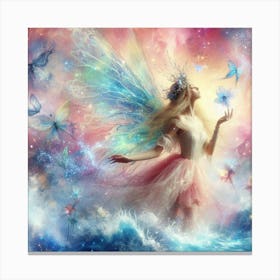Fairy In The Ocean Canvas Print