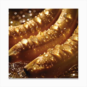 Golden Bananas Canvas Print