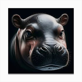 Hippo Canvas Print