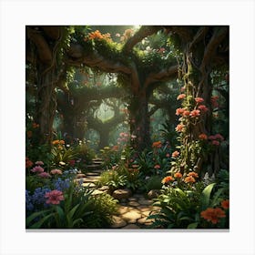 Fairy Garden 5 Canvas Print