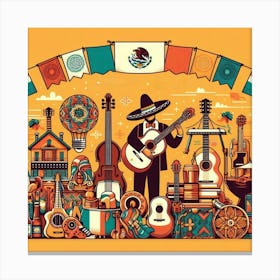 Mexican Music Canvas Print