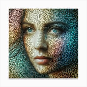 A portrait of woman 8 Canvas Print