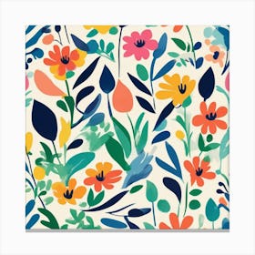 matisse Floral Pattern 2 Canvas Print