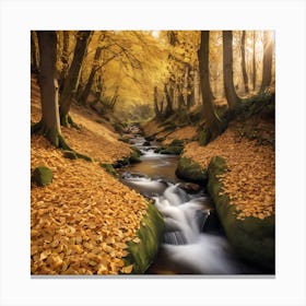 Autumn In The Forest Canvas Print