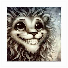 Cheesy Lion Canvas Print