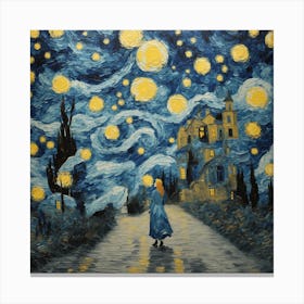 Starry Night 1 Canvas Print